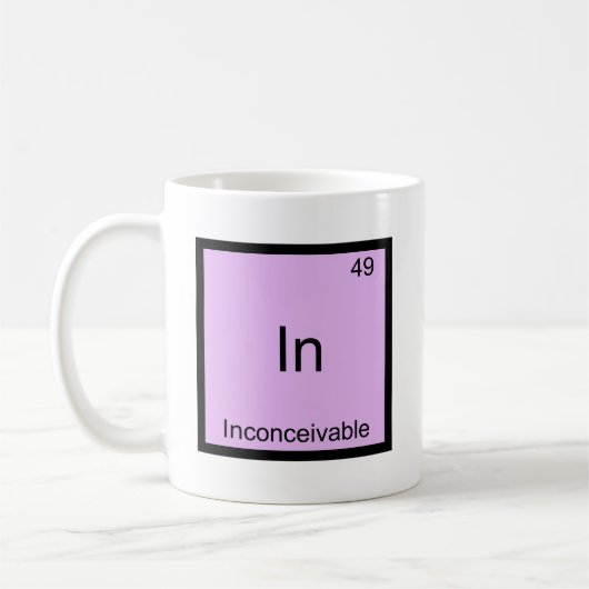 - Im undenkbaren lustigen Chemie-Element-Symbol Kaffeetasse (Links)