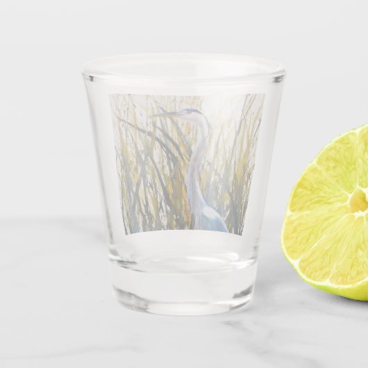 Im Unfall Schnapsglas (Rückseite)