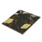 Im Untergrund Weinkeller: Flaschen Fliese (Seite)