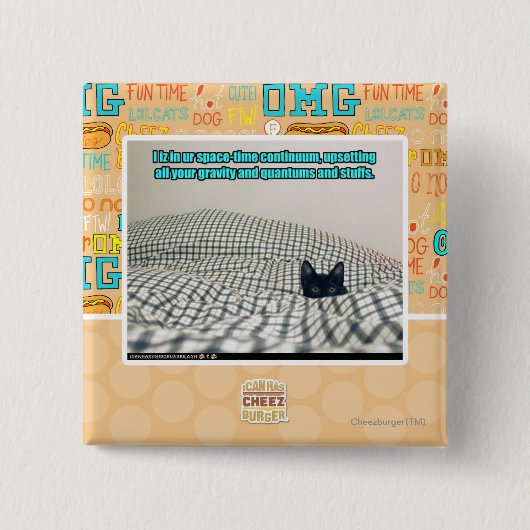 Im ur Raum-Zeit-Kontinuum Button (Vorderseite)