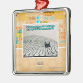 Im ur Raum-Zeit-Kontinuum Ornament Aus Metall (Links)