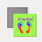 im Urlaub Magnet (Vorderseite/Rückseite)