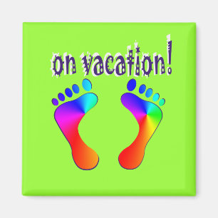 im Urlaub Magnet