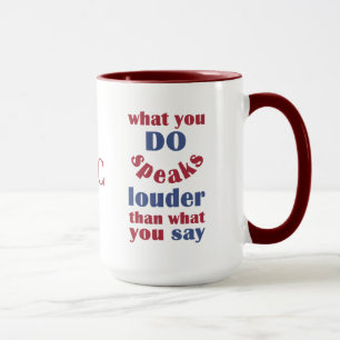 Im Vergleich zu benutzerdefinierten Monogramm-Tass Tasse