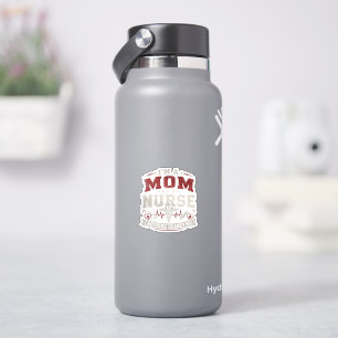 Im Vintage-Geschenk für Mama und Krankenschwester Aufkleber