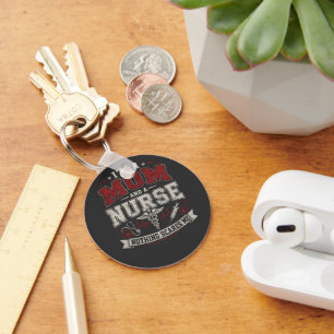 Im Vintage-Geschenk für Mutter und Krankenschweste Schlüsselanhänger