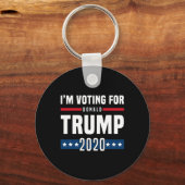I'm Voting For Trump Election Schlüsselanhänger (Vorderseite)