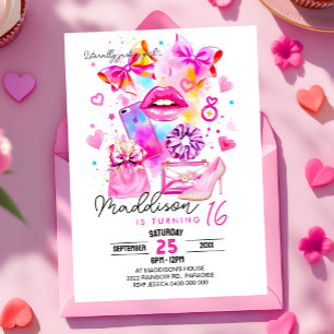 Im wahrsten Sinne des Wortes nur ein Girl INVITATI Einladung