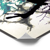 Im Wald, auf dem Mond und in den Ästen Poster (Ecke)