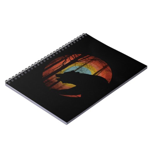 IM WALD DER WÄLDER VINTAG NOTIZBLOCK (Linke Seite)