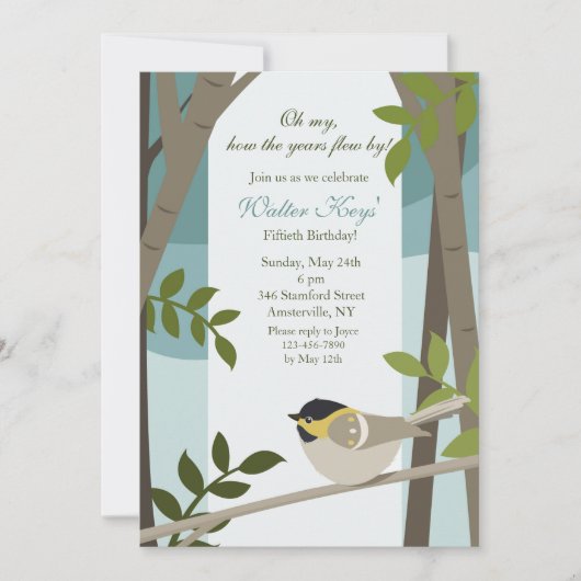 Im Wald Einladung (Vorderseite)