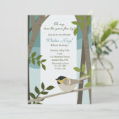 Im Wald Einladung (Stehend Vorderseite)