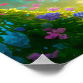 Im Wald erwachsen Poster (Ecke)