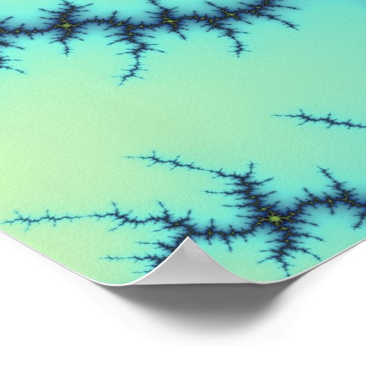 Im Wald - Fraktal Poster (Ecke)