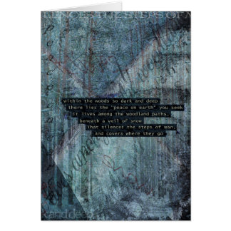 Im Wald liegt Frieden