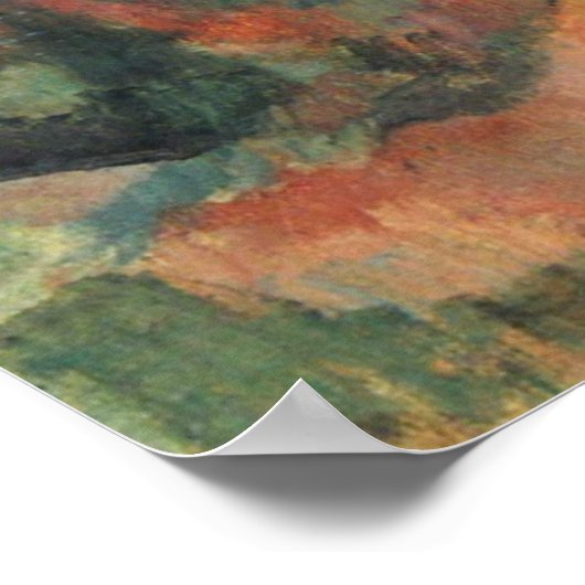 Im Wald - Paul Cezanne - c1898 Poster (Ecke)