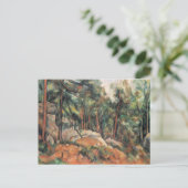 Im Wald - Paul Cezanne - c1898 Postkarte (Stehend Vorderseite)