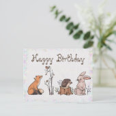 Im Wald Postkarte (Stehend Vorderseite)