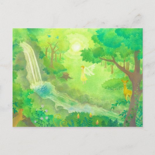 im Wald Postkarte (Vorderseite)