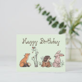 Im Wald Postkarte (Stehend Vorderseite)