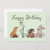 Im Wald Postkarte (Vorne/Hinten)