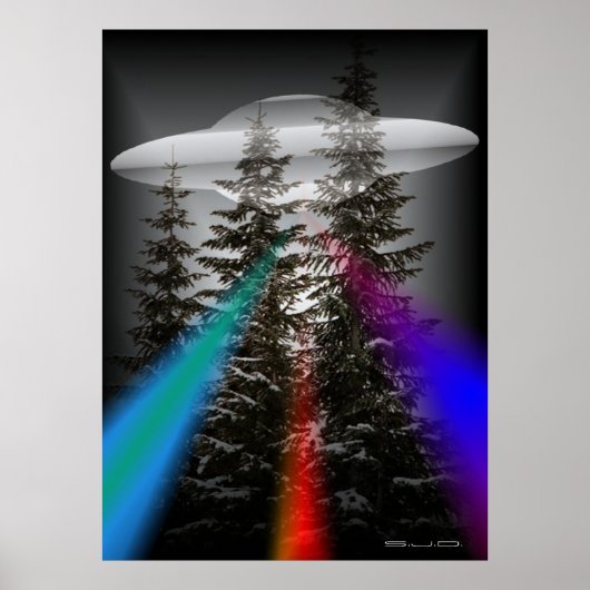 IM WALD - UFO POSTER (Vorne)