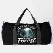 "Im Wald verloren gehen" - Abenteuer Duffle Bag (Rückseite)
