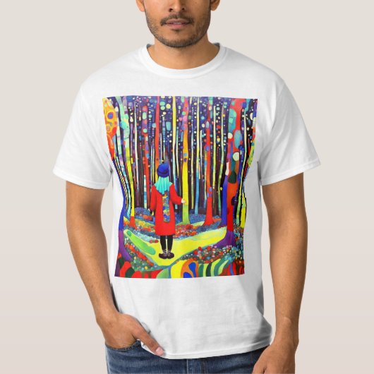 Im Wald verloren T-Shirt (Vorderseite)