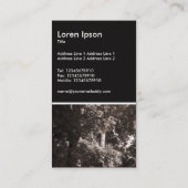 Im Wald Visitenkarte (Rückseite)