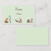 Im Wald  Visitenkarte (Vorne/Hinten)