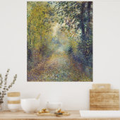 Im Wald von Pierre-Auguste Renoir Poster (Küche)