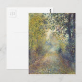 Im Wald von Pierre-Auguste Renoir Postkarte (Vorne/Hinten)