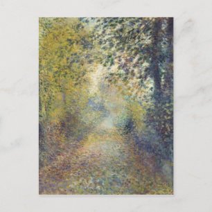 Im Wald von Pierre-Auguste Renoir Postkarte