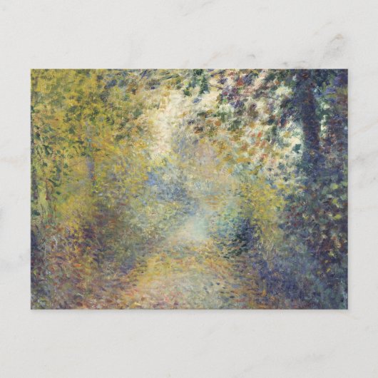 Im Wald von Pierre-Auguste Renoir Postkarte (Vorderseite)