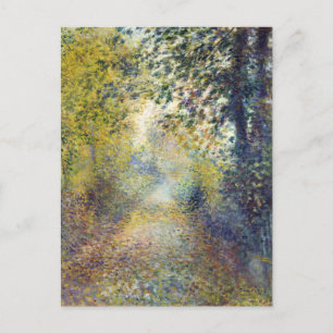 Im Wald von Renoir, Französisch-Impressionismus Ku Postkarte