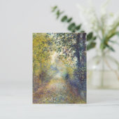 Im Wald von Renoir, Französisch-Impressionismus Ku Postkarte (Stehend Vorderseite)