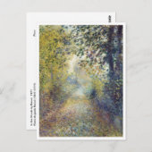 Im Wald von Renoir Postkarte (Vorne/Hinten)