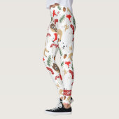Im Wald Weihnachtsmuster Leggings (Links)