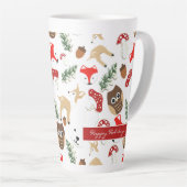 Im Wald Weihnachtsmuster Milchtasse (Rechte Ecke)