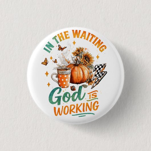 Im Wart.. Button (Vorderseite)