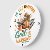 Im Wart.. Große Wanduhr (Winkel)