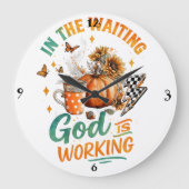 Im Wart.. Große Wanduhr (Vorderseite)