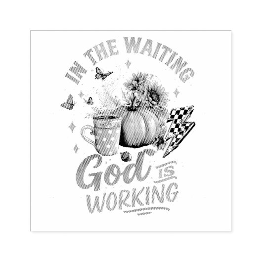 Im Wart.. Gummistempel (Prägung)