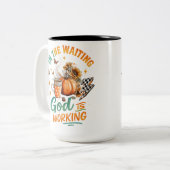 Im Wart.. Zweifarbige Tasse (Vorderseite Links)