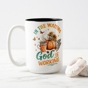 Im Wart.. Zweifarbige Tasse