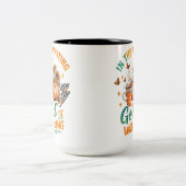 Im Wart.. Zweifarbige Tasse (Mittel)