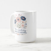 Im Warten wirkt Gott Kaffeetasse (Vorderseite Links)