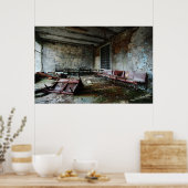 Im Wartesaal des Zerfall Poster (Küche)