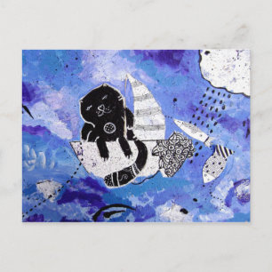 Im Wasser des Rover Nile Postkarte