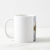Im Wasser reflektierter Stall Kaffeetasse (Links)